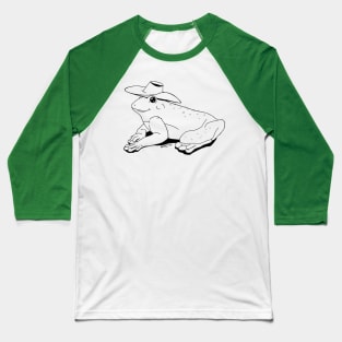 Cowboy Frog Baseball T-Shirt